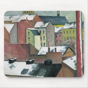 Mousepad A igreja de St Mary em Bona em Neve, 1911