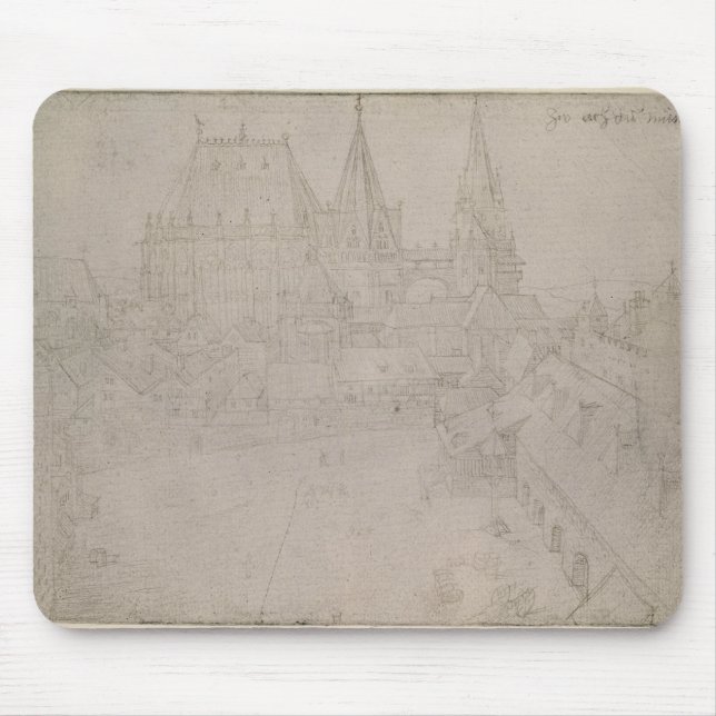 Mousepad A igreja em Aix-la-Chapelle, 1520 (Frente)