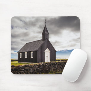 Mousepad A Igreja Negra De Budir, Islândia