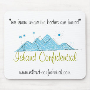 Mousepad A ilha confidencial tem a história