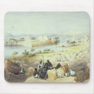 Mousepad A ilha de Philae, olhando abaixo do rio Nile