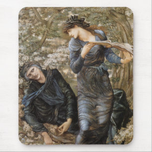 Mousepad A invasão de Merlin (Edward Burne-Jones) por Vivie
