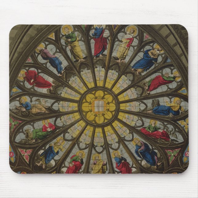 Mousepad A janela norte, placa D 'de Westminster Abbey (Frente)