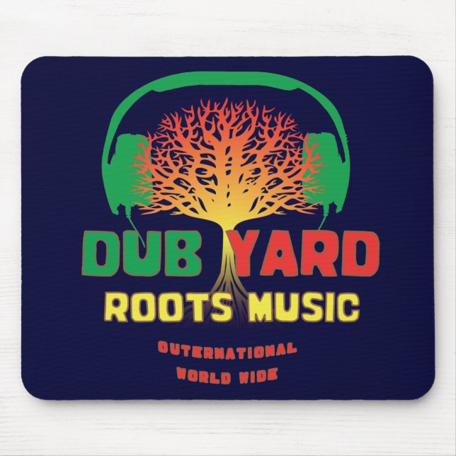 Mousepad A jarda do Dub enraíza a música (Frente)