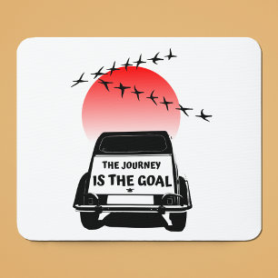 Mousepad A jornada é o objetivo Sunset - Vidtimer 2CV