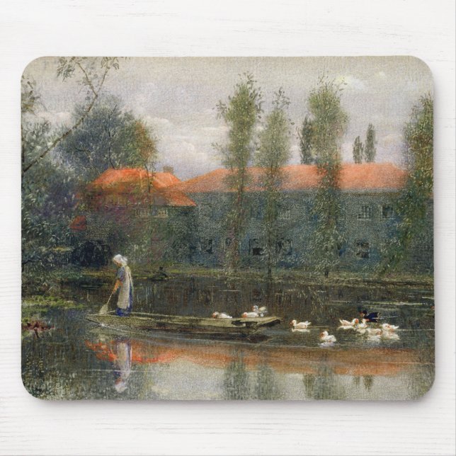Mousepad A lagoa de William Morris trabalha na abadia de (Frente)