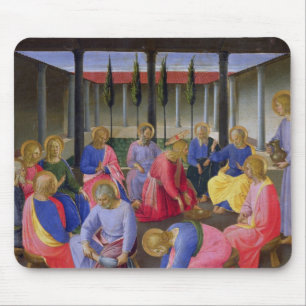 Mousepad A lavagem dos pés, detalhe do painel três o
