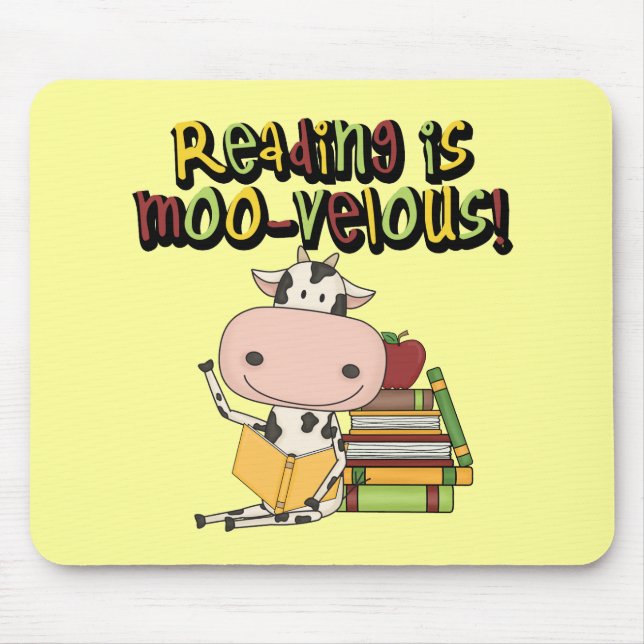 Mousepad A leitura é MOO-velous (Frente)