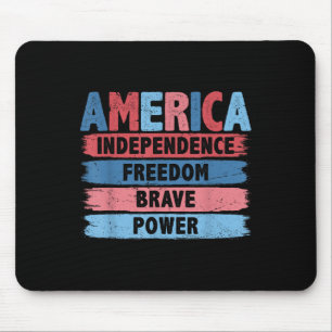 Mousepad A Liberdade de Independência da América Retrora Co