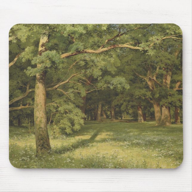 Mousepad A Limpeza Florestal (Cena de Paisagem Florestal) (Frente)