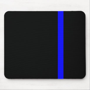 Mousepad A linha azul fina simbólica vertical