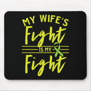 Mousepad A Luta da minha esposa é a minha Luta contra a Doe