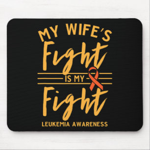 Mousepad A Luta da Minha Esposa é a Minha Luta Contra a Leu