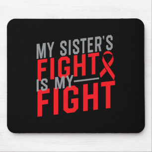 Mousepad A Luta Da Minha Irmã É Minha Luta Conscientização