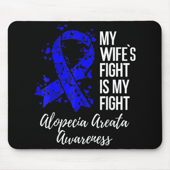 Mousepad A luta da minha mulher é a minha luta contra a Alo (Frente)