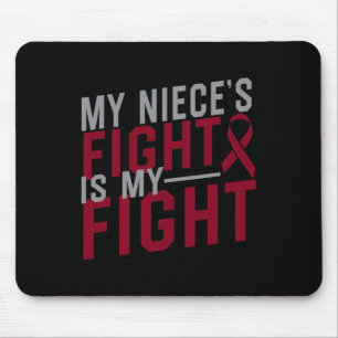 Mousepad A Luta da Minha sobrinha é a Minha Luta Contra a A