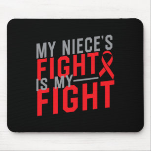 Mousepad A Luta da Minha sobrinha é a Minha Luta Contra os