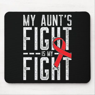 Mousepad A Luta da Minha Tia É Minha Luta Conscientização s