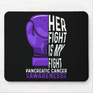 Mousepad A Luta dela é a Minha Consciência do Câncer de pân