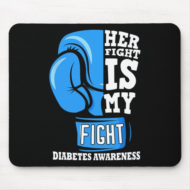 Mousepad A Luta Dela É A Minha Luta Contra A Diabetes De Lu (Frente)