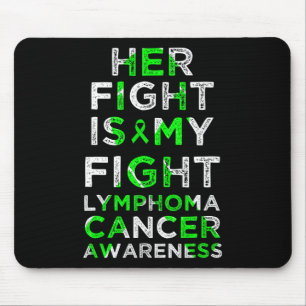 Mousepad A Luta Dela É A Minha Luta Contra O Linfoma Cancer