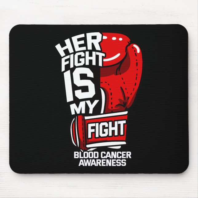 Mousepad A Luta Dela É A Minha Luta Contra O Tumor Líquido  (Frente)
