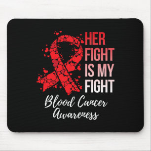 Mousepad A Luta Dela É Minha Luta Conscientização do Câncer