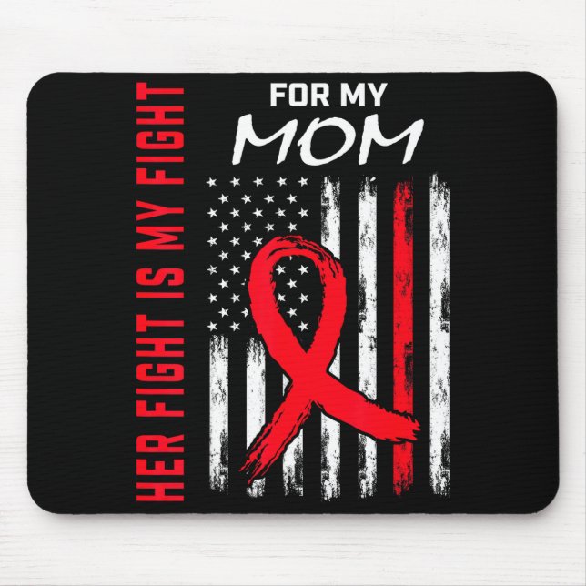 Mousepad A Luta Dela É Minha Luta Conscientização sobre Doe (Frente)