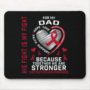Mousepad A luta dele é a minha luta Papai Conscientização d