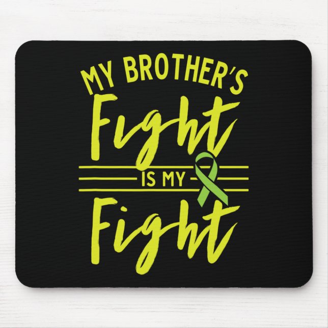 Mousepad A Luta Do Irmão É A Minha Luta Contra A Doença Ren (Frente)