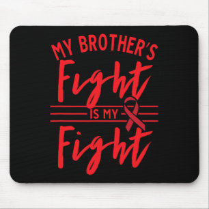 Mousepad A Luta do Meu Irmão É Minha Luta Conscientização d