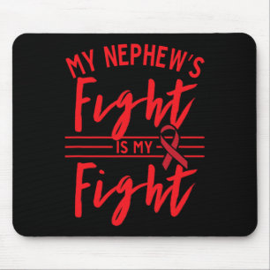Mousepad A Luta do Meu Sobrinho É Minha Luta Conscientizaçã