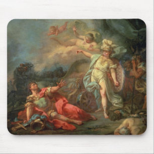 Mousepad A luta entre Marte e Minerva, 1771 (óleo em c