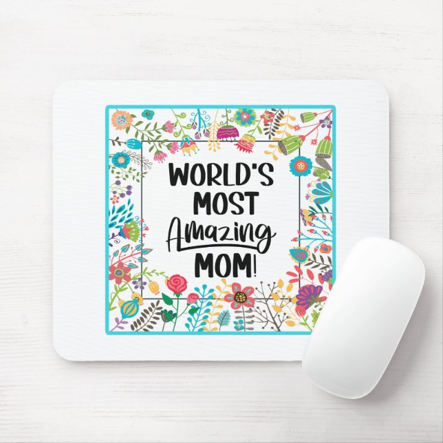 Mousepad A mãe mais incrível do mundo (Com mouse)