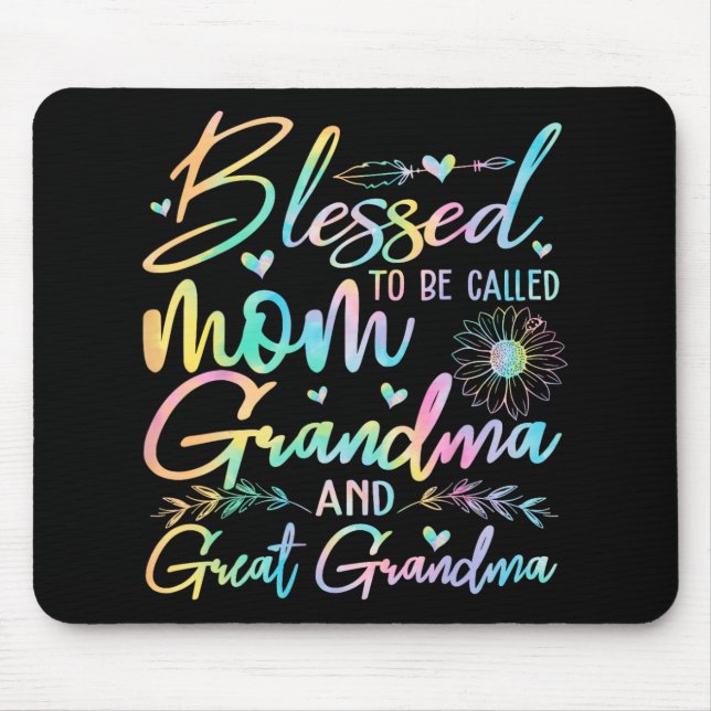 Mousepad A Mãe Vovó E Excelente Flor Vovó (Frente)