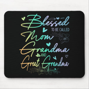 Mousepad A Mãe Vovó E Excelente Vovó Floral