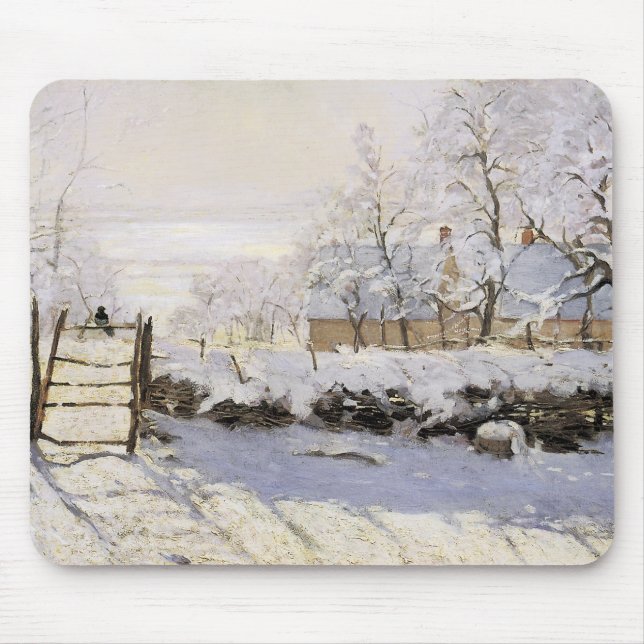 Mousepad A Magpie de Monet (Frente)