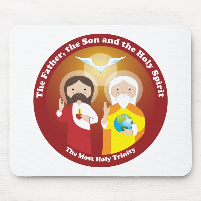 Mousepad A maioria de trindade santamente (Frente)