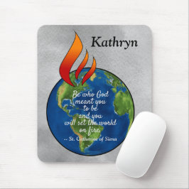 Mousepad A mais famosa Rua. Catherine do Siena Cita Mouse P
