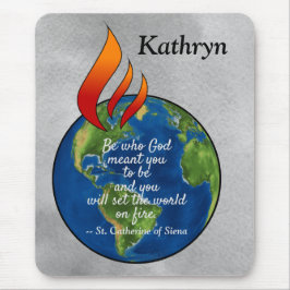 Mousepad A mais famosa Rua. Catherine do Siena Cita Mouse P