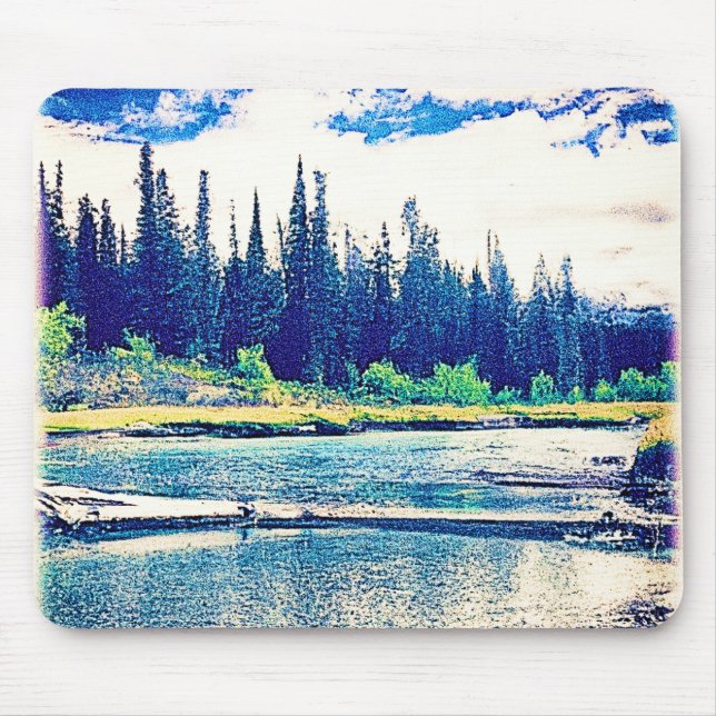 Mousepad A Majestic Canadian Wilderness Forest. Buy Now (Frente)