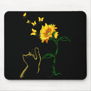 Mousepad A Melhor Gata Mãe De Dia de as mães De Girassol Of