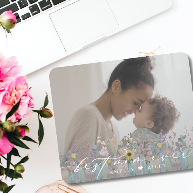Mousepad A Melhor Mãe Moderna Já Escreveu Foto De Flores El (Criador carregado)