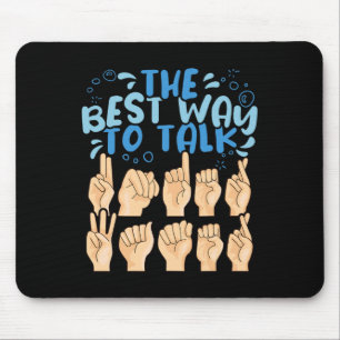 Mousepad A melhor maneira de falar sobre o Sinal Americano