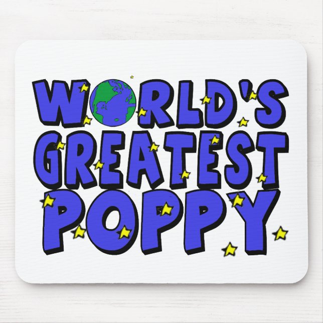 Mousepad A Melhor Papoula do Mundo (Frente)