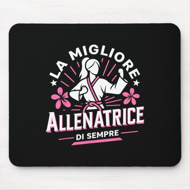 Mousepad A Melhor Treinadora Ideia Presente Professora de K (Frente)
