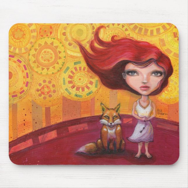 Mousepad A menina e o Fox (Frente)