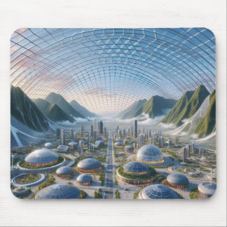 Mousepad A Metrópole do Domo Solar
