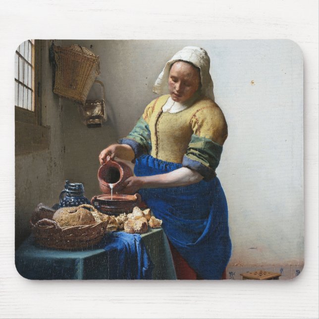 Mousepad A Milkmaid, Johannes Vermeer, 1657-1658 (Frente)