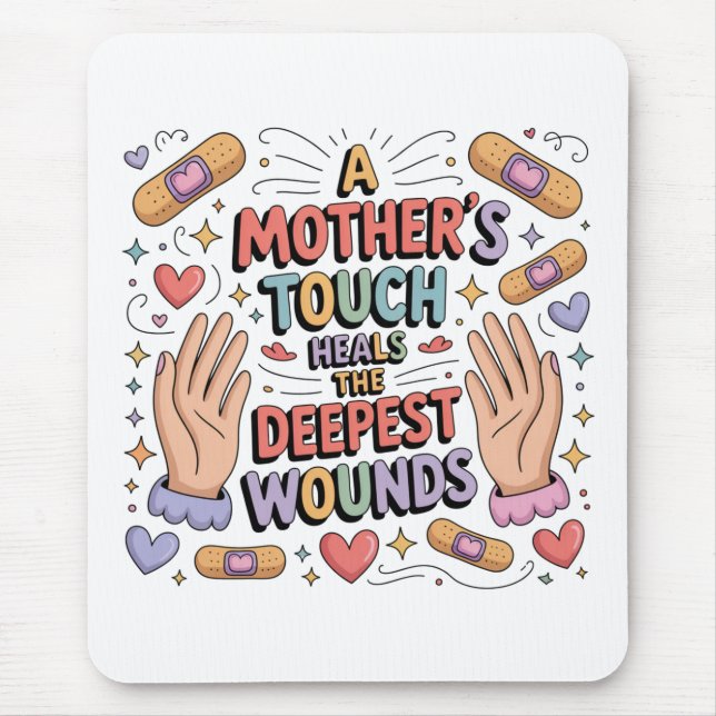 Mousepad A Mother's Touch Heals The Deepest Wounds (Frente)